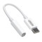 Joyroom Adaptor audio mini jack de 3,5 mm la USB-C, alb (SH-C1)