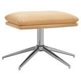 Cumpara ieftin Taburet, crem, 60x60x35 cm, microfibra