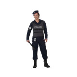 Costum Deghizare pentru Adulți Polițist bărbat Albastru - Mărime XL