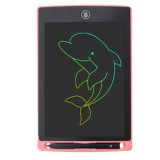 Tableta digitala color 12 inch, pentru scris si desenat cu ecran LCD,29 cm, roz, 3ani+