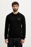 BOSS Green pulover din amestec de l&acirc;nă culoarea negru, light, 50547507