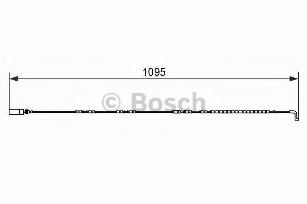 Senzor de avertizare,uzura placute de frana BMW Seria 3 Cupe (E92) (2006 - 2013) BOSCH 1 987 473 069