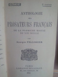 Georges Pellissier - Anthologie des prosateurs francais de la premiere moitie du XIX siecle (1921)