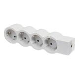 Legrand Bloc 4 Prize cu Protectie Copii 3680W Alb-Gri