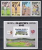 Solomon 1988 - Jocurile Olimpice - Seul, Serie + Colita, MNH, Nestampilat