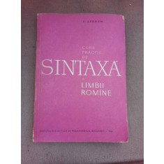 V. Serban - Curs Practic de Sintaxa a Limbii Romine