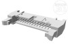 Conector IDC soclu tată 26 pini drept cu ejector lung THT