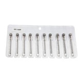 Set de 3 unități: Capăt de freză de diamant pentru cuticule, bilă, br&acirc;u albastru, 001/060B