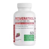 Resveratrol 500mg Complex Trans-Resveratrol 250mg, 60 capsule, Bronson Laboratories