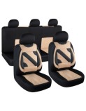 Set Huse Scaun Nero Bej, Umbrella