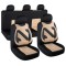 Set Huse Scaun Nero Bej, Umbrella