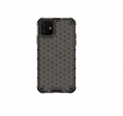 Husa APPLE iPhone 11 - Gel TPU Honeycomb Armor (Negru) foto