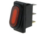 Comutator Basculant ON-OFF 10A 250V IP65 cu Lumină Roșie