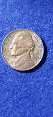 SUA USA 5 CENTS 1943 argint rar foto