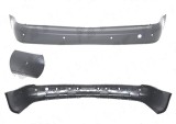 Bara spate Volkswagen Caddy Iii/Life (2k), 06.2010-06.2015, lung, cu gauri pt. senzori parcare; gri-inchis