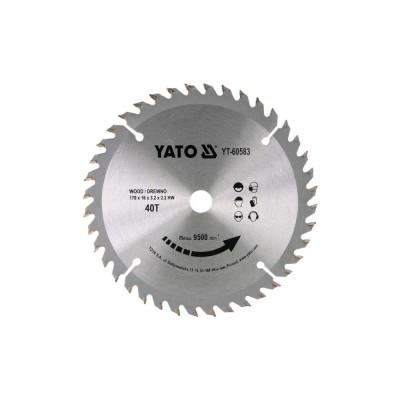 Disc circular pentru lemn 170 x 16 x 2.2 mm Yato YT-60583 foto