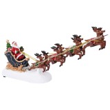VidaXL Decorațiune de Crăciun Multicolour 31.5 x 6.5 x 16 cm Rășină