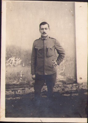 HST P754 Poză militar austro-ungar Primul Război Mondial foto
