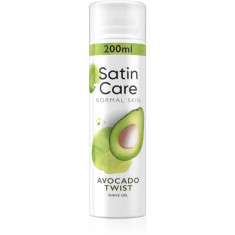 Gillette Satin Care Avocado Twist gel pentru bărbierit pentru femei 200 ml