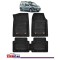 Covorase Auto TeamCar&reg; Tip Tavita Compatibile Renault Kangoo II (2008-2020) Negru Material Rezistent