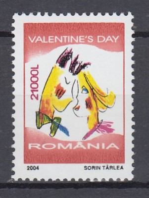 ROMANIA 2004 LP 1628 ZIUA INDRAGOSTITILOR MNH foto