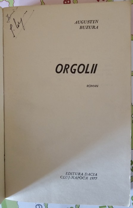 cartea Orgolii