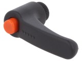 Manetă franceză 10mm lungime 44mm corp negru