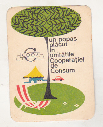 bnk cld Calendar de buzunar - 1971 - COOP