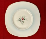 PLATOU DIN PORTELAN ENGLEZESC TUSCAN- FINE ENGLISH BONE CHINA- ROSETTA L22,5CM