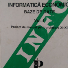 Informatica economica Baze de date vol.1-2 Mariana Pantiru 1996