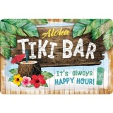 Placa metalica - Tiki Bar - 20x30 cm, Nostalgic Art Merchandising