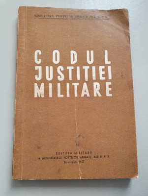 Codul justitiei militare - 1957 foto