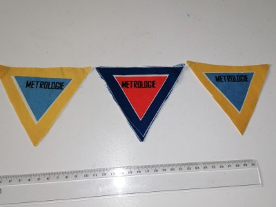LOT 3 EMBLEME TEXTILE - METROLOGIE foto