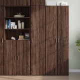 VidaXL Dulap &icirc;nalt, stejar maro, 40x42,5x185 cm, lemn prelucrat