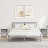 vidaXL Noptieră 2 pcs Gri Sonoma 41 x 40 x 45 cm Lemn compozit 8000447