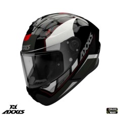 Casca integrala pentru scuter - motocicleta Axxis model Draken S Wind B0 alb lucios &ndash; tip viziera: MT-V-18C XS (53/54cm)
