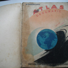 Atlas geografic pentru cursul secundar - N.Gheorghiu (1935)