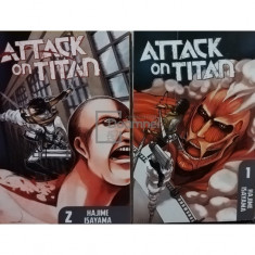 Hajime Isayama - Attack on titan, 2 vol. (editia 2012)