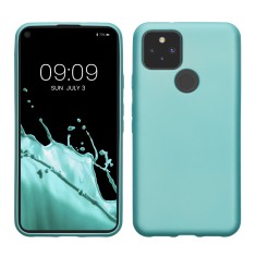 Husa Kwmobile pentru Google Pixel 5, Verde deschis, Silicon, KWM0000120Q010C foto