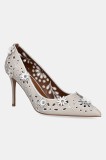 Kurt Geiger London stilettos de piele Flower Belgravia culoarea bej, 4352544109