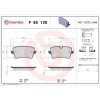 Placute frana Audi A4 B9 (8w2 8wc) 05.15-, A4 B9 Avant (8w5 8wd) 08.15-, A8 D4 (4h2 4h8 4hc 4hl) 11.09-01.18, Spate, BREMBO