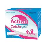 Calciu Forte Activit Aesculap, 20 plicuri (10 plicuri I + 10 plicuri II) - Calciu, Zinc, Vitamina D, Vitamina K2