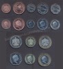 GIBRALTAR SET COMPLET MONEDE 1+2+5+10+20+50 Pence 1+2 Pounds 2017-2018 UNC, Europa