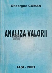 Analiza valorii - 2001 - Gheorghe Coman (@E68)