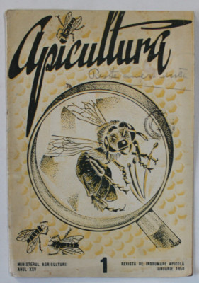 APICULTURA , REVISTA DE INDRUMARE APICOLA , NR. 1 , 1950 foto