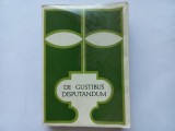 DE GUSTIBUS DISPUTANDUM