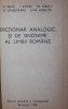 DICTIONAR ANALOGIC SI DE SINONIME AL LIMBII ROMANE