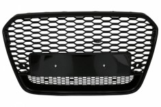 Grila Bara Fata Audi A6 C7 4G Pre-Facelift (2011-2014) RS6 Design Negru Lucios Performance AutoTuning