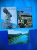 HOPCT LOT 2075 SLOBOZIA -JUD IALOMITA -3 CARTI POSTALE-NECIRCULATE