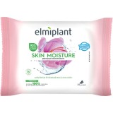 Servetele demachiante ten uscat si sensibil Skin Moisture, 25 bucati, Elmiplant